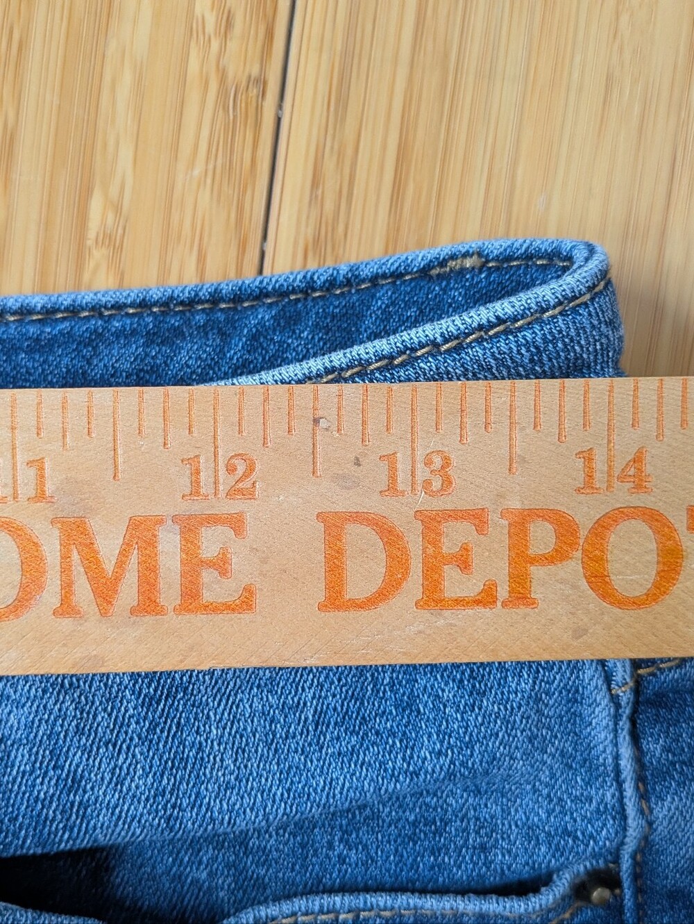 Driftwood Blue Jeans, Bootcut, Embroidered, Like New, Kelly, Waist 27 - Picture 9 of 13